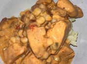 A picture of queso chicken