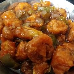 A picture of Cauliflower Manchurian.