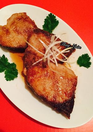 Hình của món Cá cam sốt Teriyaki.