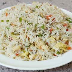 Chicken fried rice A picture of Chicken fried rice.