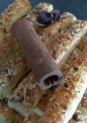 Une photo de Feuilletés au parmesan pour l'apéritif