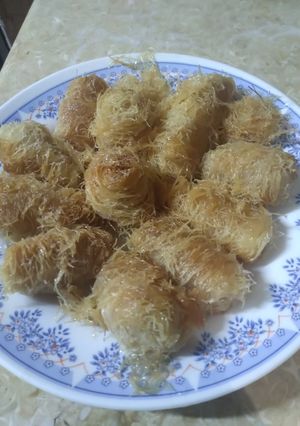 صورة لوصفة كنافه علي عيون البوتاجاز😋😋
