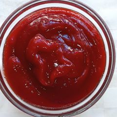 A picture of Tomato ketchup or red sauce (home-made).