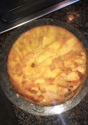Una foto de Tarta invertida de manzana