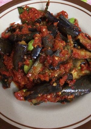 Foto resep Terong balado pete🤤