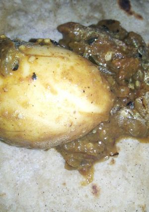 தாபா முறை முட்டை மசாலா (dhaba style muttai masala Recipe in tamil) செய்முறை முக்கிய புகைப்படம்