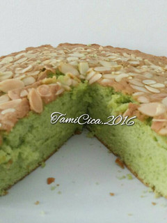 Foto resep Bolu Pandan Almond