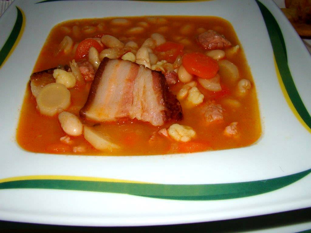 Babgulyás recept recept fotó