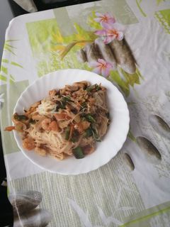 Una foto de Fideos chinos