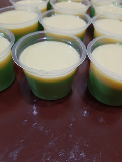 Foto resep Puding greentea vla custard
