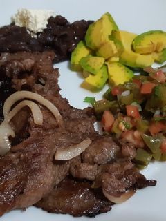 Una foto de Carne asada dominguera