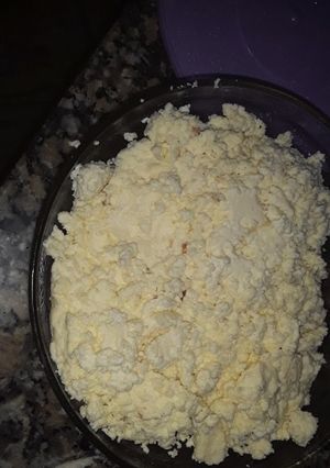 Una foto de Ricota con leche en polvo