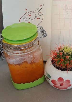 عکسی از دستور مربای هویج