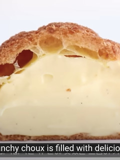 A picture of Choux au Craquelin｜Cream Puffs #Dessert.