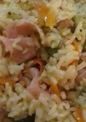 Una foto de Arroz con verduras salteadas