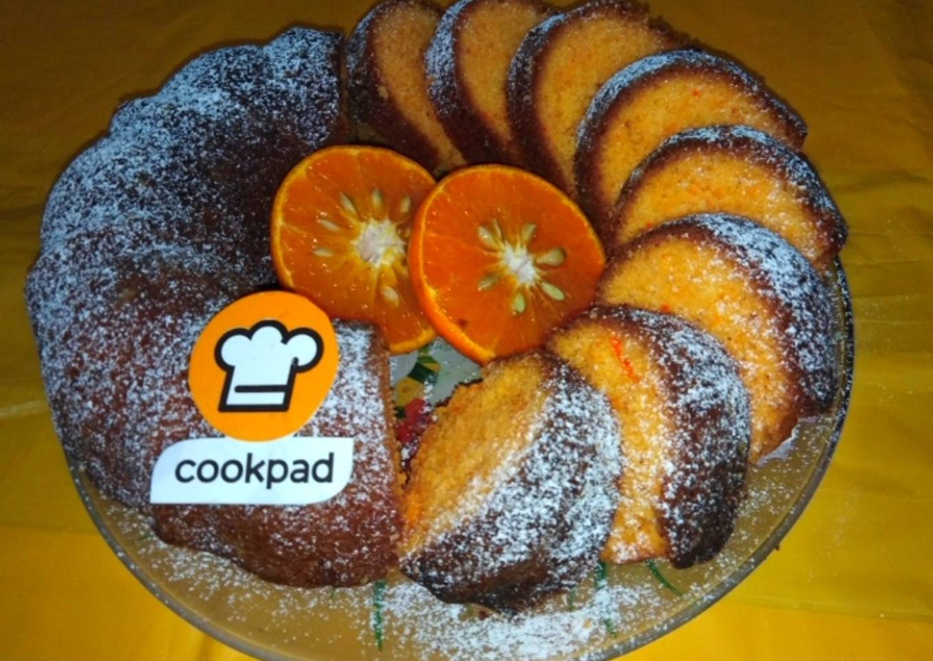 Orange cake bread