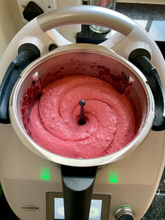 A picture of Frozen berry sorbet.
