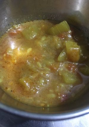 A picture of Kaddu ki sabji.