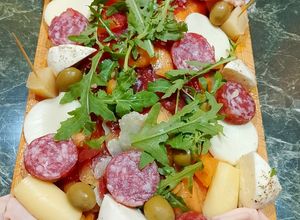 Foto di Carpaccio di melone e bresaola
