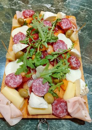 Foto di Carpaccio di melone e bresaola