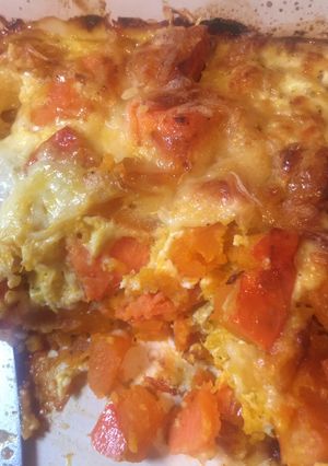 Une photo de Gratin au potimarron