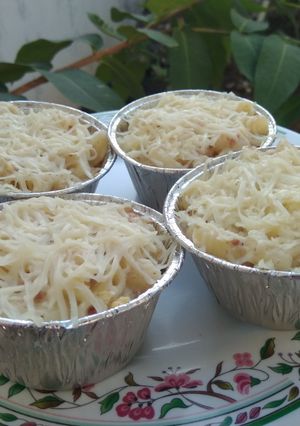 Foto resep Macaroni shotel kukus simple
