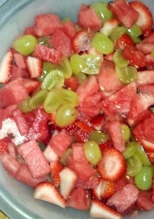 A picture of fruit salad.