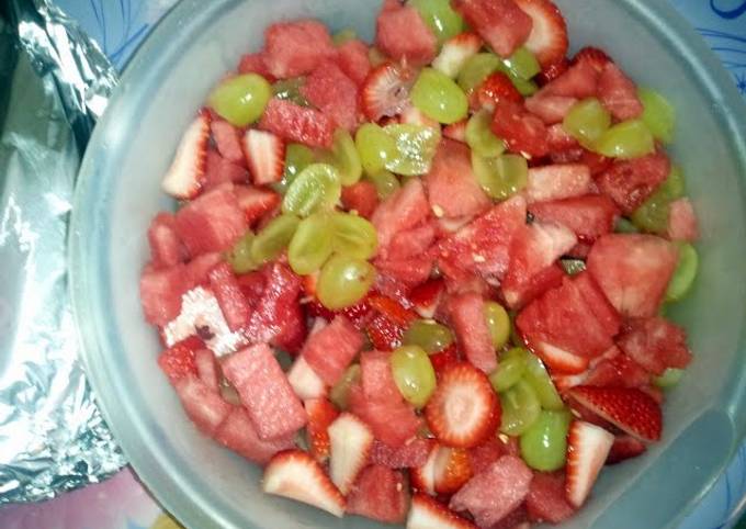 Steps to Make Quick fruit salad