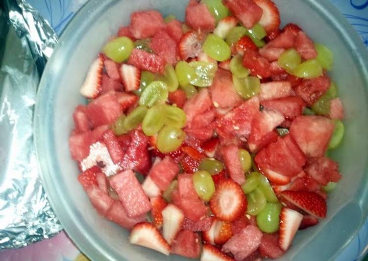 Simple Way to Prepare Speedy fruit salad