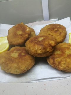 Una foto de Medallones de merluza