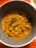 Curry di ceci e spinaci