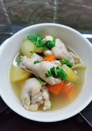 รูปของ ซุปไก่มันฝรั่ง​