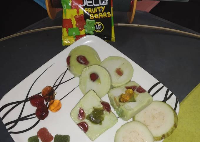 Steps to Prepare Super Quick Homemade Guava ice cream with juzt jelly