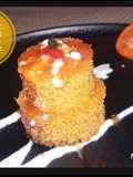Orange marmled mini cake