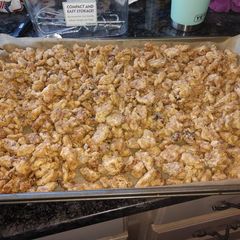 A picture of Candy coated meringue walnuts.