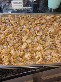 A picture of Candy coated meringue walnuts.