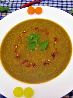 A picture of Rajma (Red Kidney Beans) Soup.