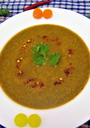 A picture of Rajma (Red Kidney Beans) Soup.