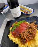 Polenta con ragú de ternera