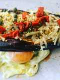 Berenjenas rellenas de huevo