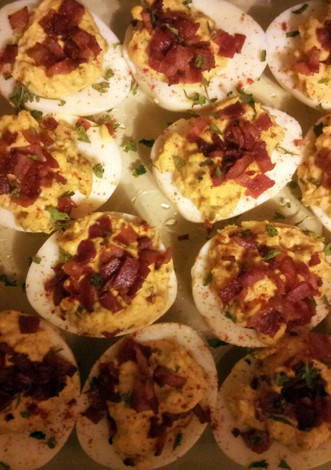 A picture of Deviled Eggs.