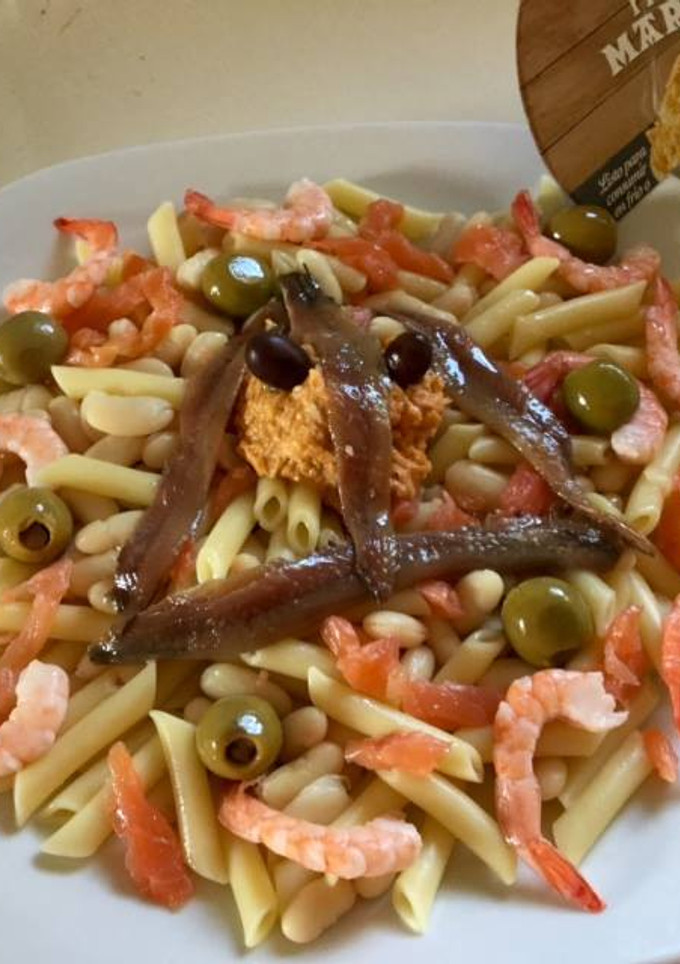 Una foto de Pasta con judías