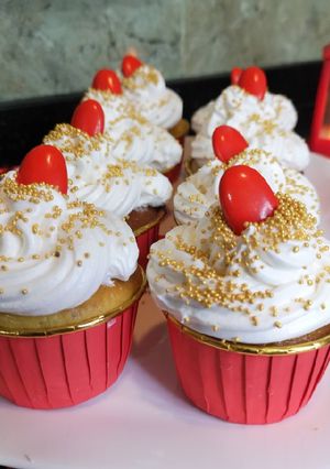 صورة لوصفة كب كيك 🧁 ببيضتين من أروع ما يكون