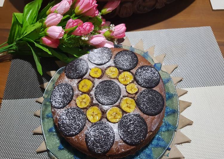 COBA CAKE ❤(Coklat Oreo Banana)