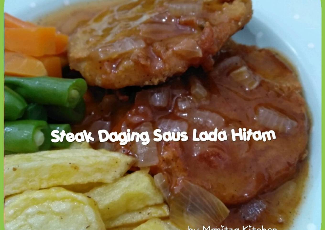 Steak Daging Saus Lada Hitam