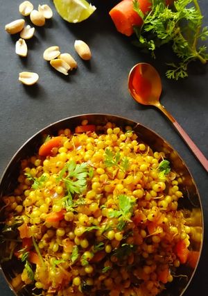 A picture of Jowar Sprouts Usli.