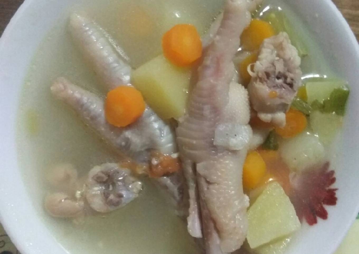 Sop ceker ayam