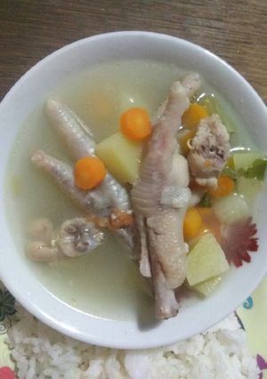 Foto resep Sop ceker ayam