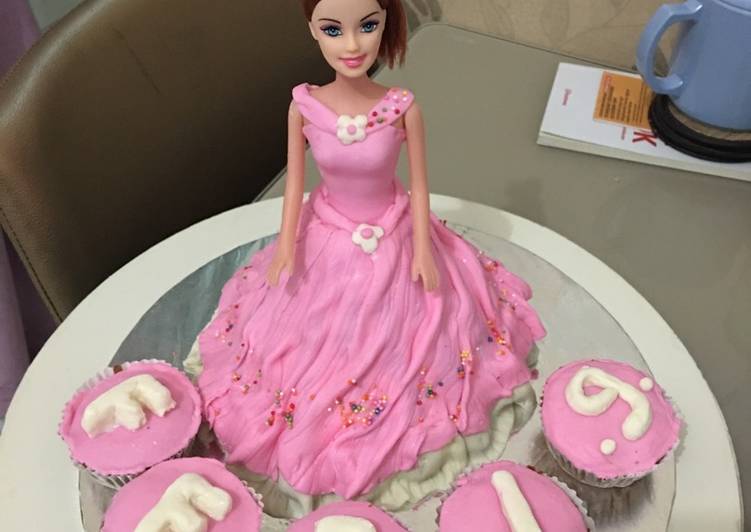 Anti Ribet, Memasak Cake barbie/princess istimewa