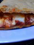 Calzone di chorizo ​​rosso e formaggio 🇮🇹 -Calzone de chorizo colorado con queso muzarella